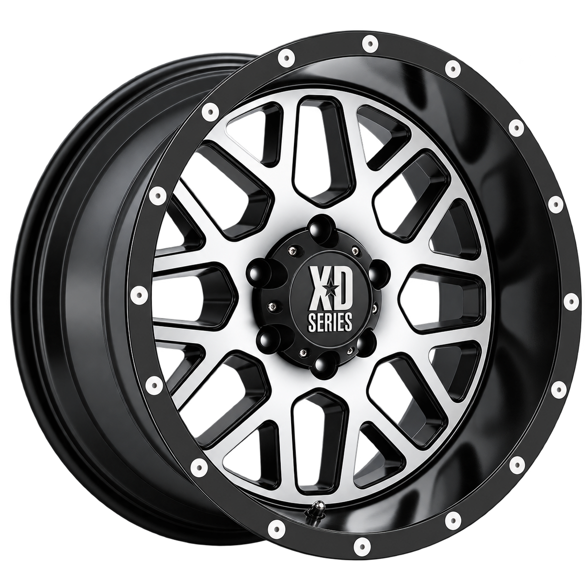 XD820 20X10 8X170 S-BLK MACH -24MM