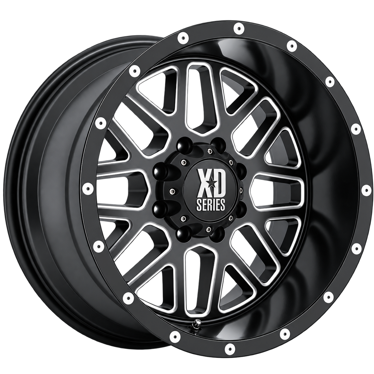 XD820 20X10 6X5.5 S-BLK MILL -24MM