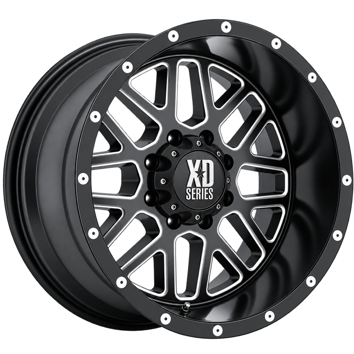 XD820 20X10 6X5.5 S-BLK MILL -24MM