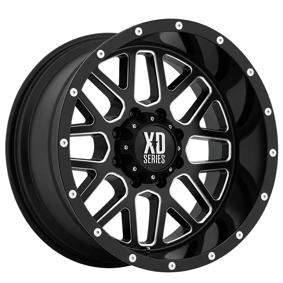 XD820 20X10 5X5.0 S-BLK MILL -24MM