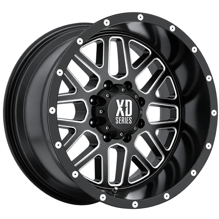 XD820 18X9 6X120 S-BLK MILL 18MM