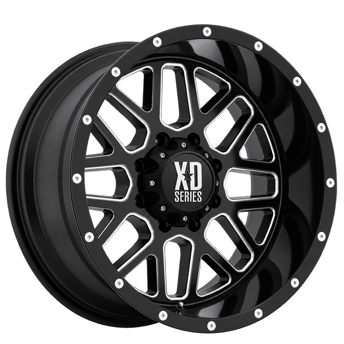 XD820 18X9 8X170 S-BLK MILL -12MM