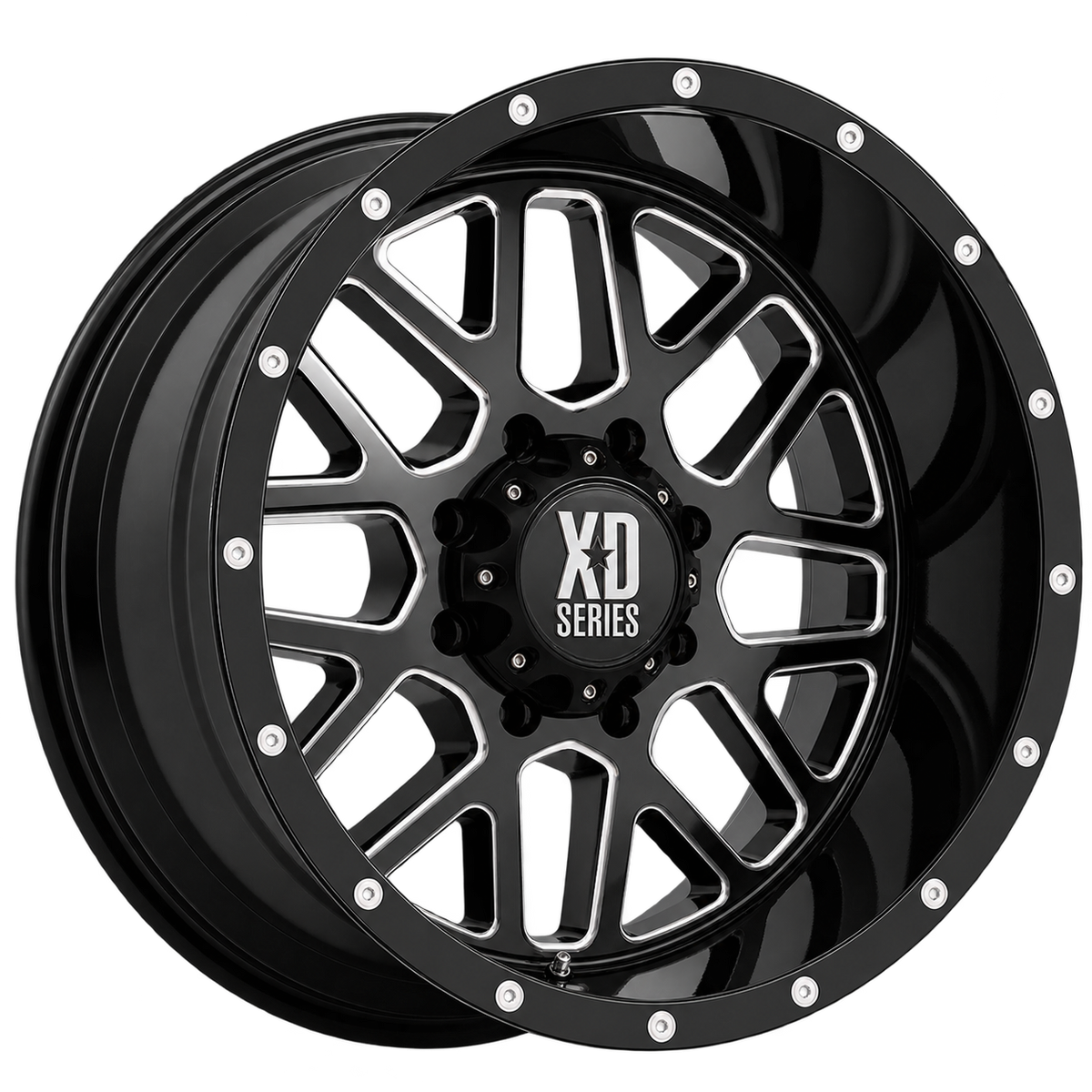 XD820 18X9 8X6.5 S-BLK MILL 18MM