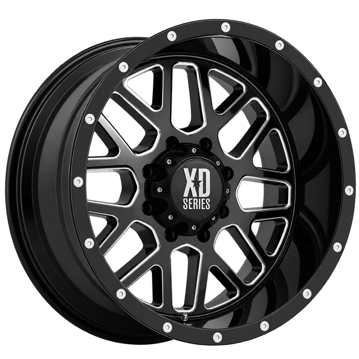 XD820 18X9 8X6.5 S-BLK MILL 18MM