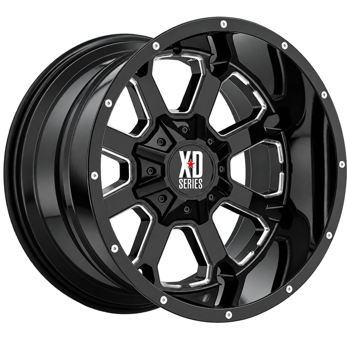 XD825 22X10 8X170 G-BLK MILL -18MM