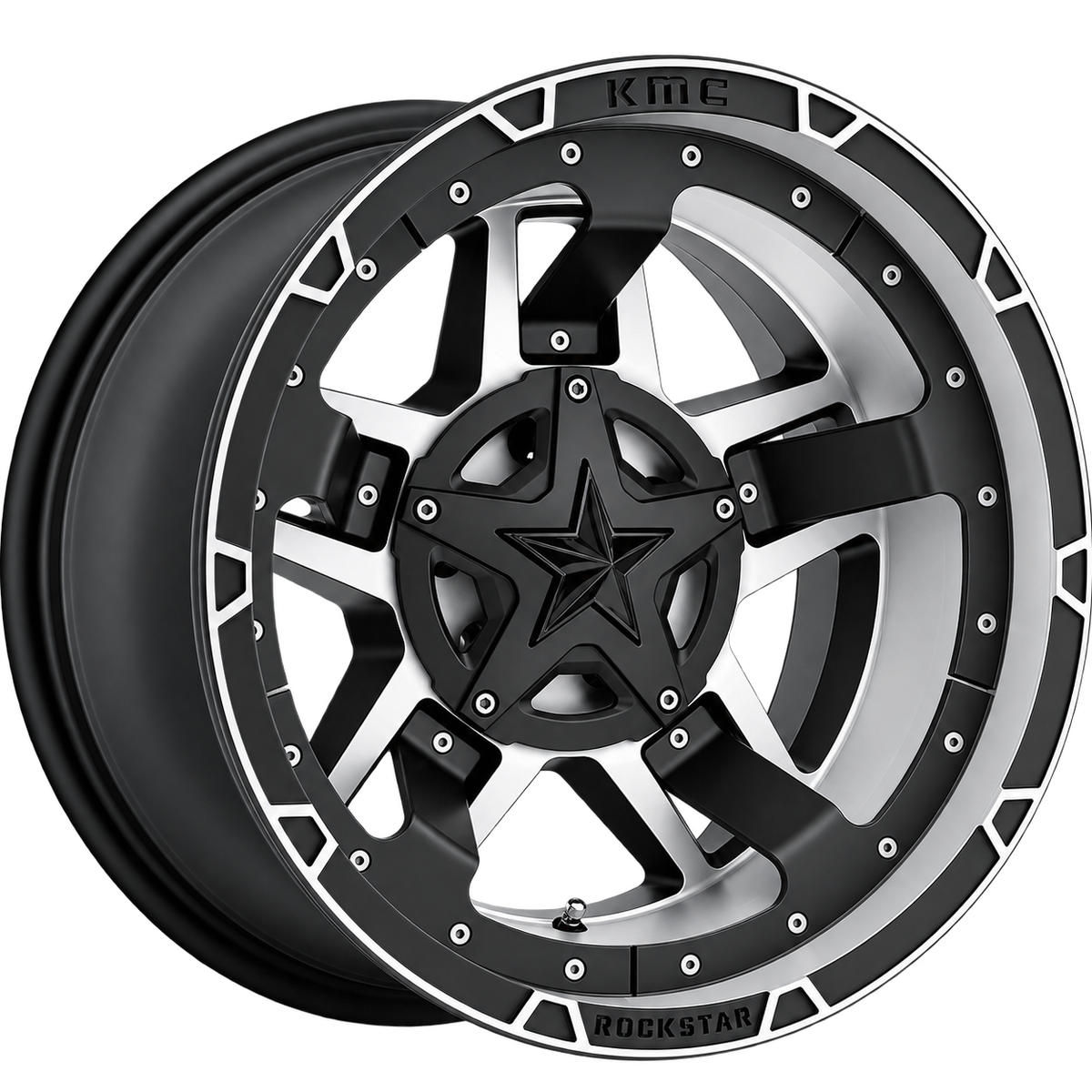 XD827 20X10 8X6.5 M-BLK MACH -24MM