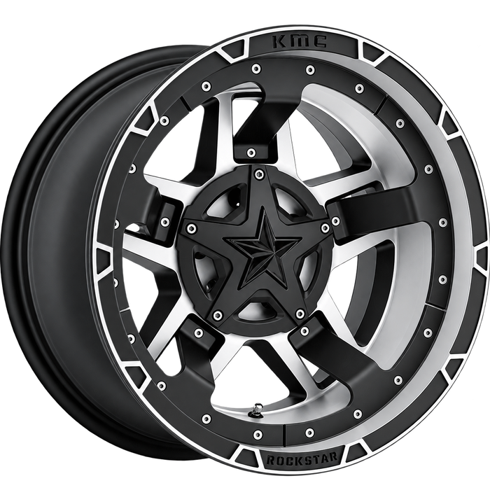 XD827 20X10 8X6.5 M-BLK MACH -24MM