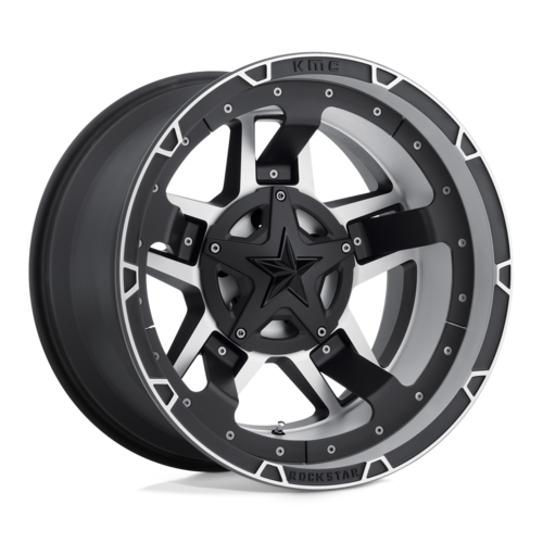 XD827 22X12 5X5.0/5.5 M-BLK MACH -44MM