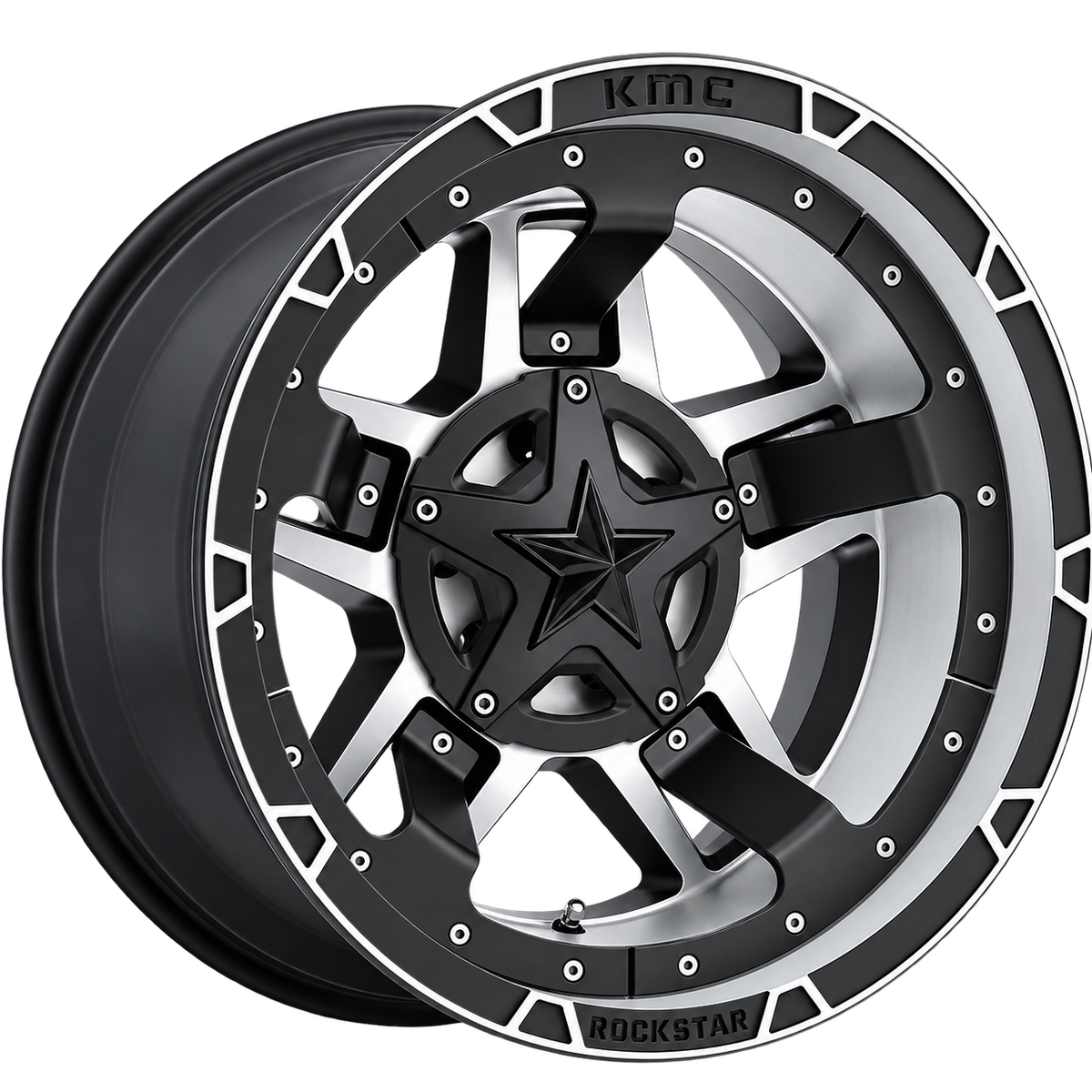 XD827 22X12 5X5.0/5.5 M-BLK MACH -44MM