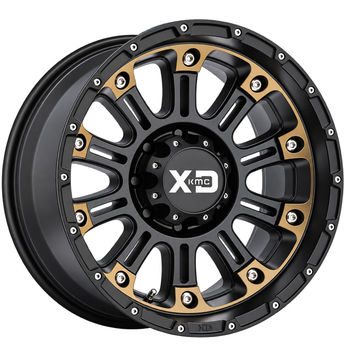 XD829 20X9 8X180 S-BLK MACH DTCC -12MM