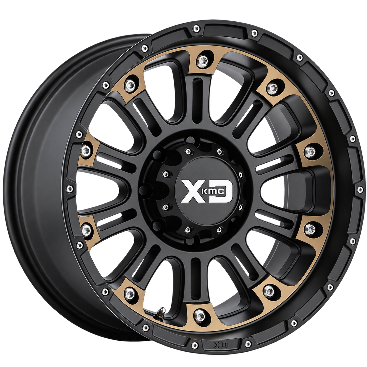 XD829 22X10 8X180 S-BLK MACH DTCC -18MM