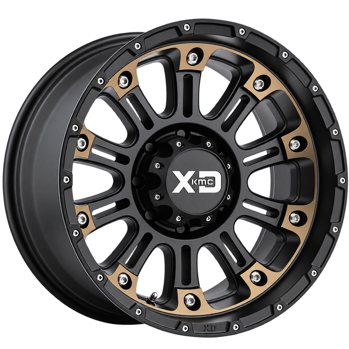XD829 22X10 8X180 S-BLK MACH DTCC -18MM
