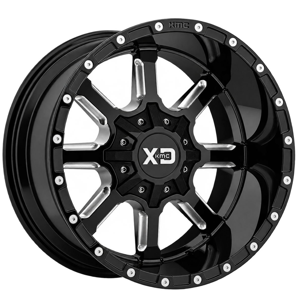 XD838 22X12 5X5.5/150 G-BLK MILL -44MM