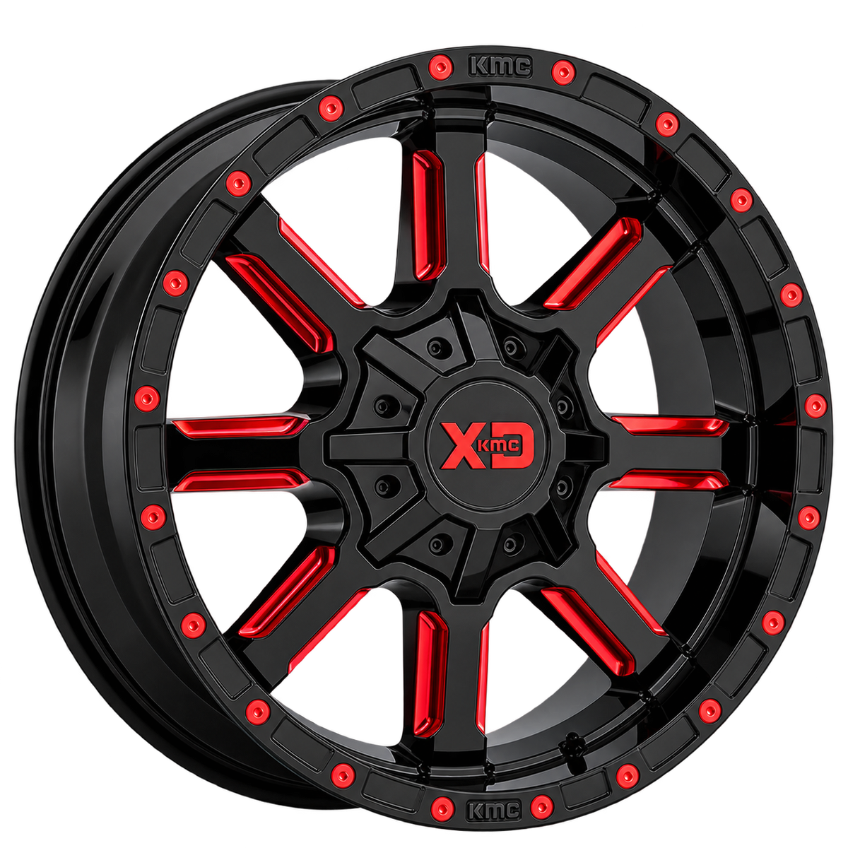 XD838 22X12 8X6.5 G-BLK MILL RTCC -44MM