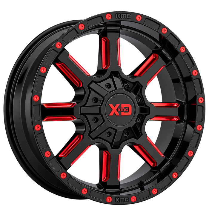 XD838 22X12 8X6.5 G-BLK MILL RTCC -44MM