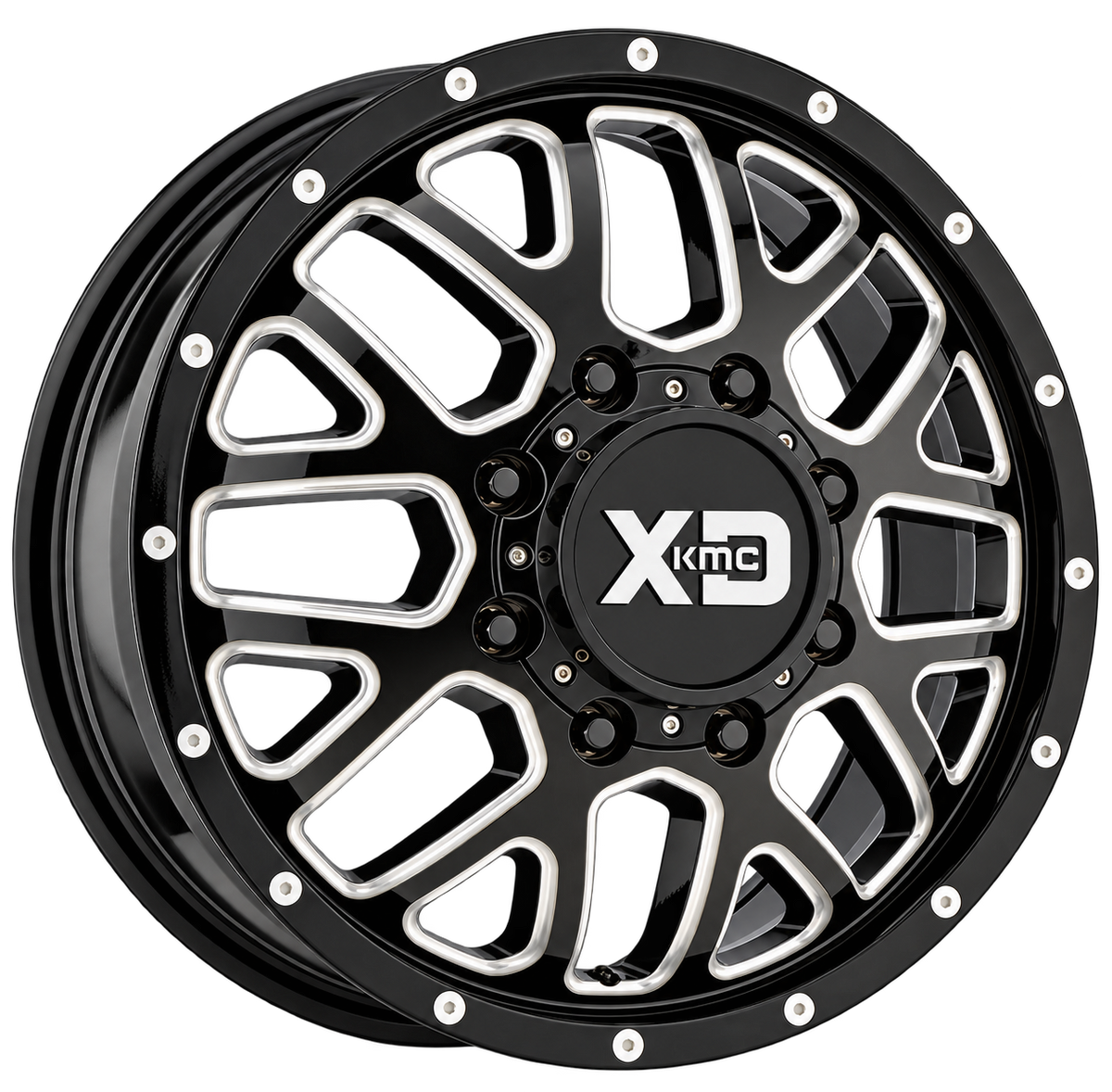 XD843 17X6.5 8X6.5 G-BLK MILL 111MM