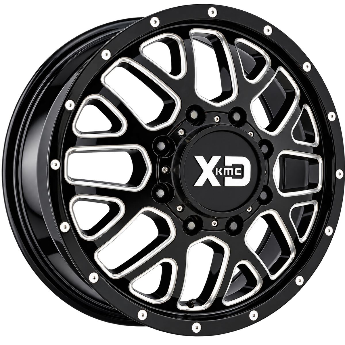 XD843 17X6.5 8X6.5 G-BLK MILL -140MM