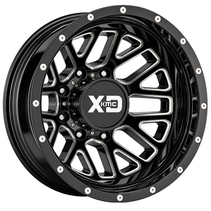 XD843 17X6.5 8X6.5 G-BLK MILL -155MM
