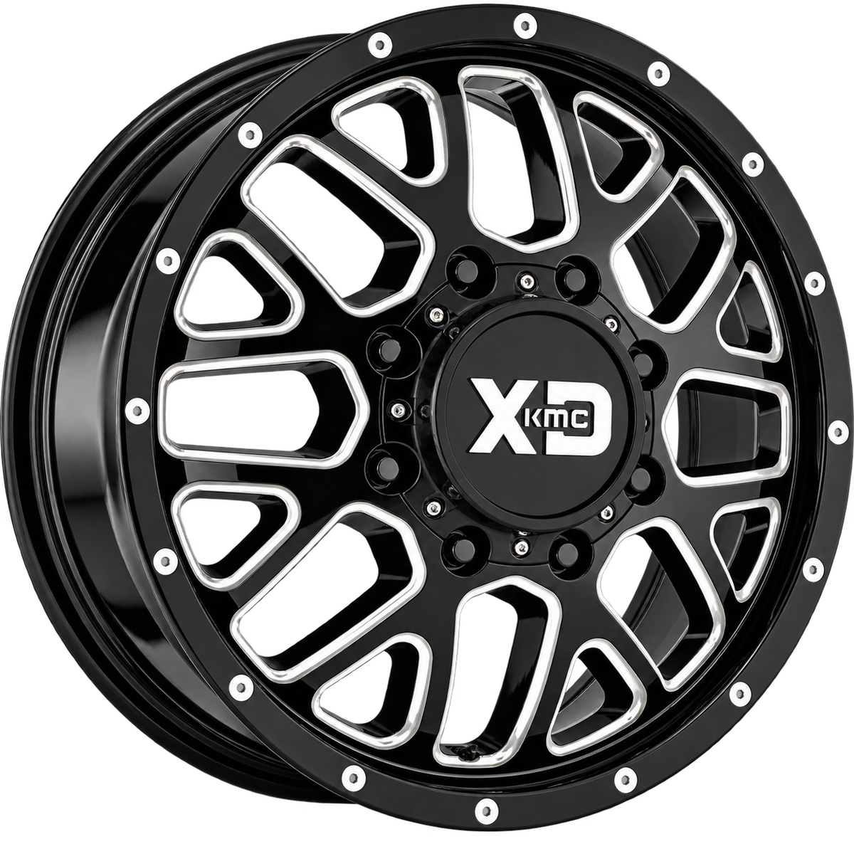 XD843 17X6.5 8X200 G-BLK MILL -155MM