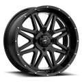 VIBE UTV 14X7 4X110 MILLED G-BLACK 00MM