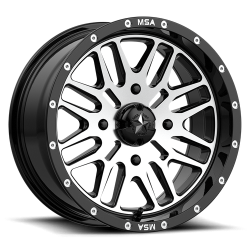 BRUTE UTV 14X7 4X156 G-BLK MACH 10MM