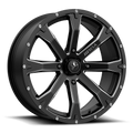 BOUNTY UTV 14X7 4X110 S-BLK MILL 10MM
