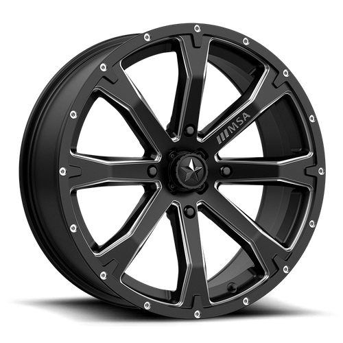 BOUNTY UTV 15X7 4X156 S-BLK MILL 10MM