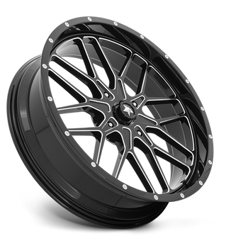 PORTAL UTV 24X7 4X137 112 G-BLK-MILL +0