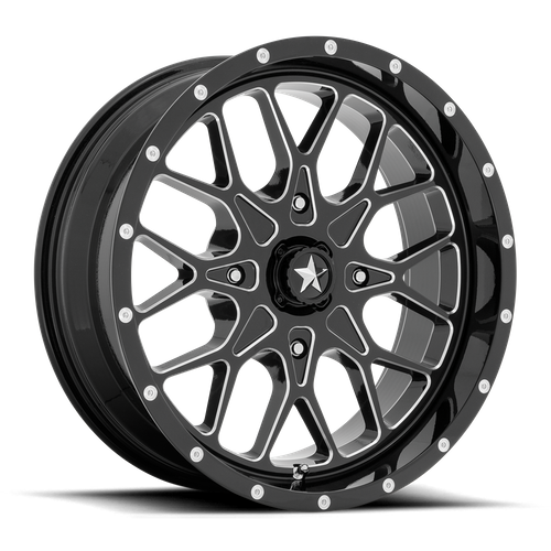 PORTAL UTV 14X7 4X156 115 G-BLK-MILL +10