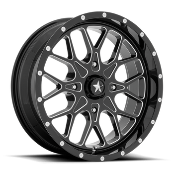 PORTAL UTV 14X7 4X156 115 G-BLK-MILL +10