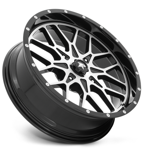 PORTAL UTV 22X7 4X156 115 G-BLK-MACH +0