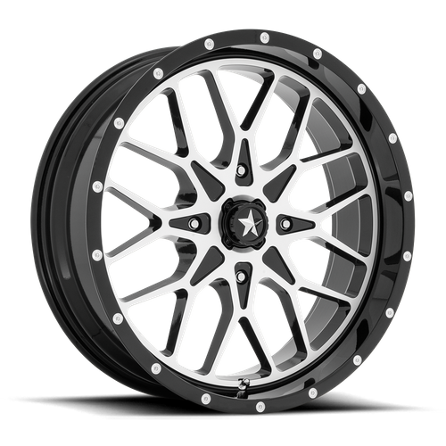PORTAL UTV 22X7 4X156 115 G-BLK-MACH +0