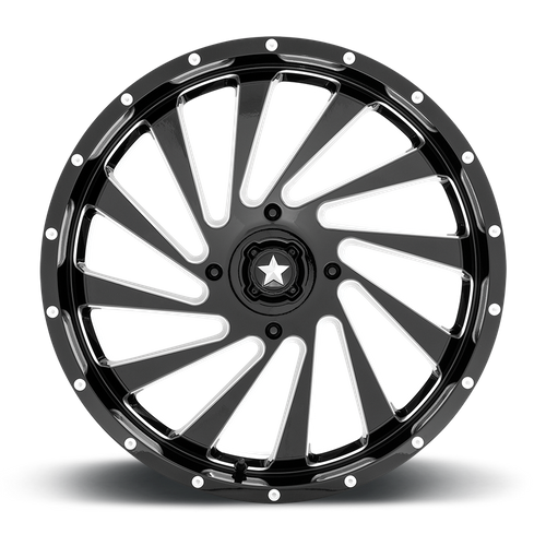 BLADE UTV 22X7 4X156 115 G-BLK-MILL +0