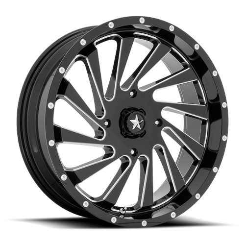 BLADE UTV 20X7 4X156 115 G-BLK-MILL +0