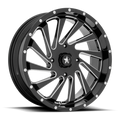 BLADE UTV 20X7 4X156 115 G-BLK-MILL +0