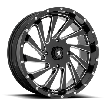 BLADE UTV 20X7 4X156 115 G-BLK-MILL +0