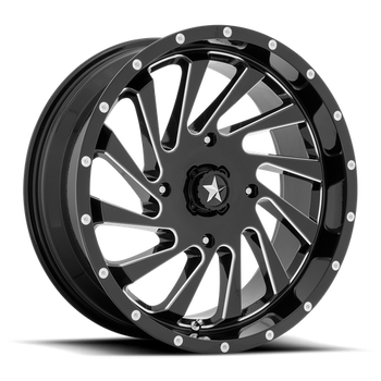 BLADE UTV 18X7 4X137 112 G-BLK-MILL +0