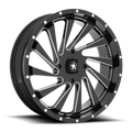 BLADE UTV 22X7 4X137 112 G-BLK-MILL +0