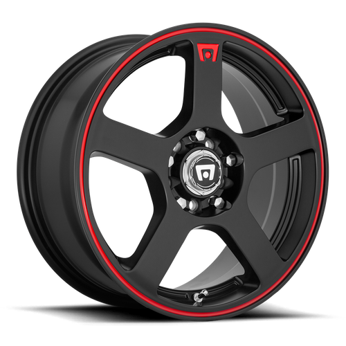MR116 18X8 5X4.25/4.5 M-BLK/RED +45MM