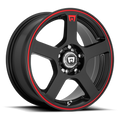 MR116 18X8 5X100/4.5 M-BLK/RED +35MM