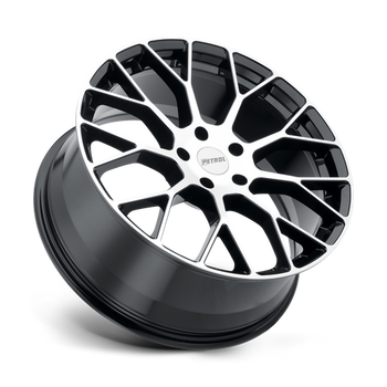 PE P2B 20X8.5 5X120 76 G-BLK MACH +35