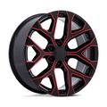 PR177 22X9 6X5.5 78 +24 G-BLK RD-MILL