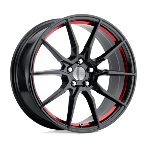 PR193RS 17X9 5X4.5 70.6 G-BLK RED-MCH 24