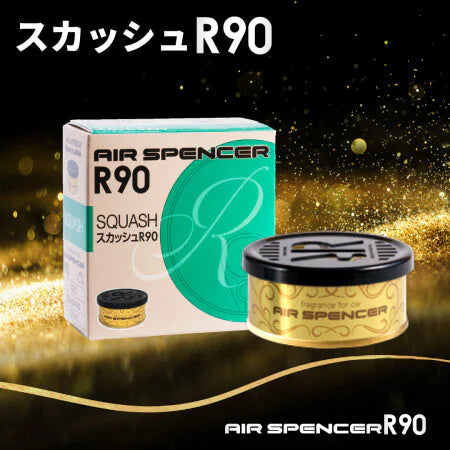 Eikosha Air Spencer A203 Squash R90 automotive air freshener in a stylish pack with citrus scent.