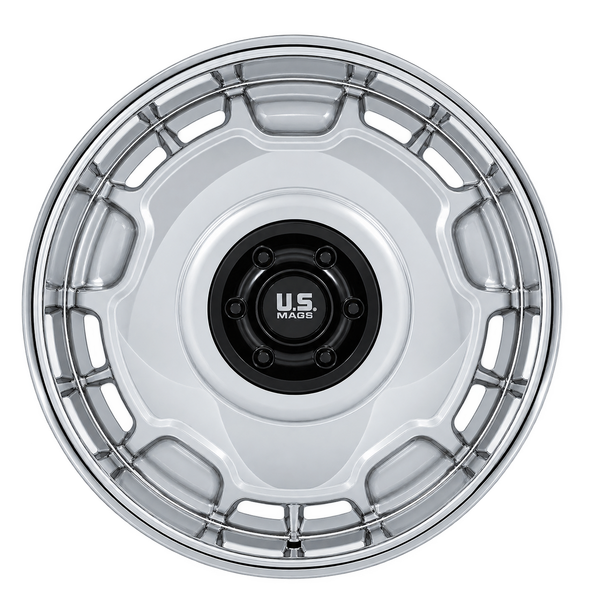 ARLINGTON 22X10.5 6X5.5 106 +0 SLV-BK-DC