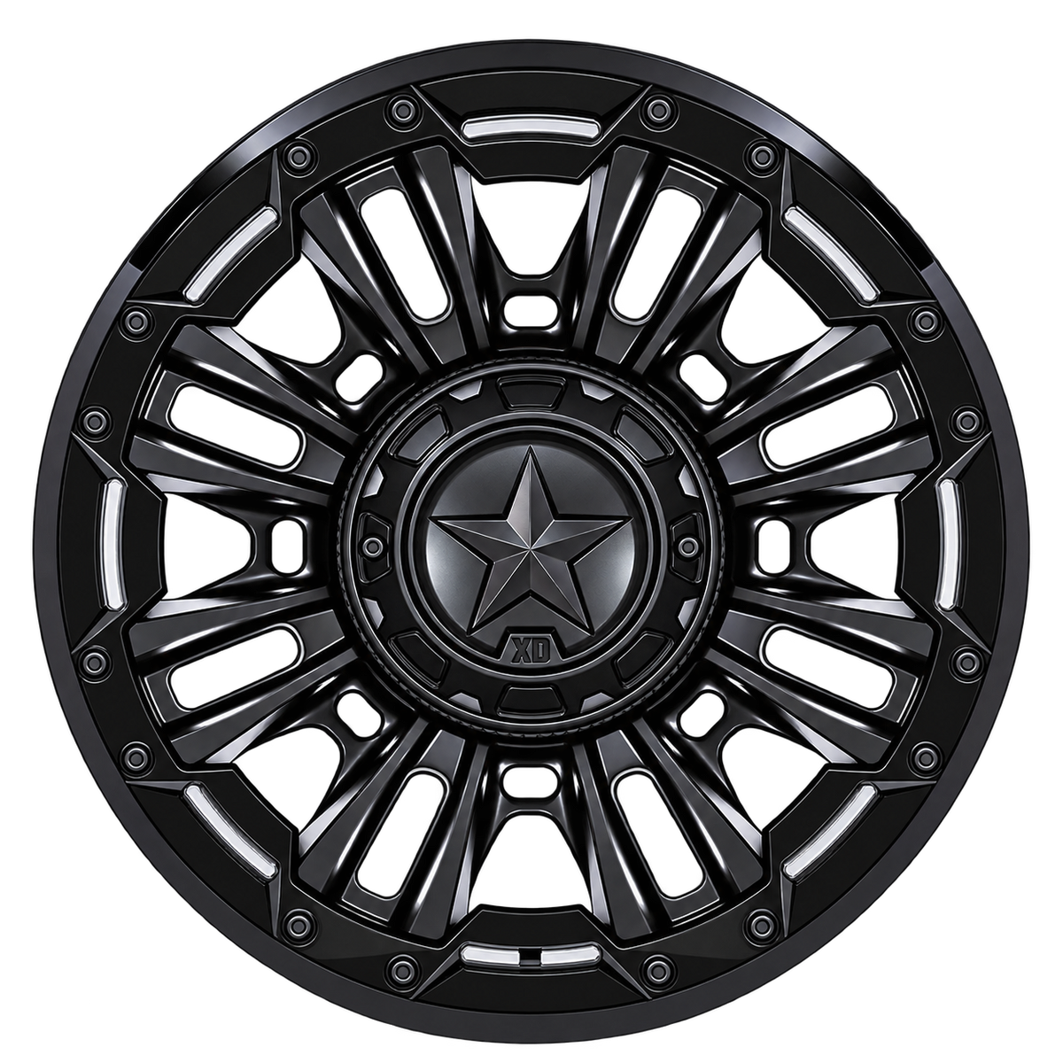 BOMBER 20X10 8X180 124 -18 M-BLK GB-RG