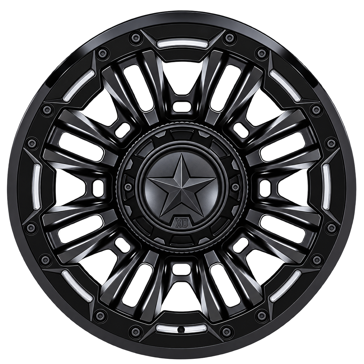 BOMBER 20X10 8X170 125 -18 M-BLK GB-RG