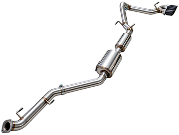 AWE Tuning Exhaust for 4th Gen Toyota Tacoma Dual Diamond Black Tips