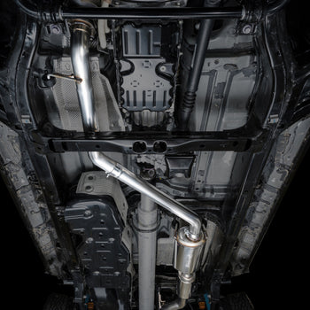 AWE Tuning Exhaust for 4th Gen Toyota Tacoma Dual Diamond Black Tips