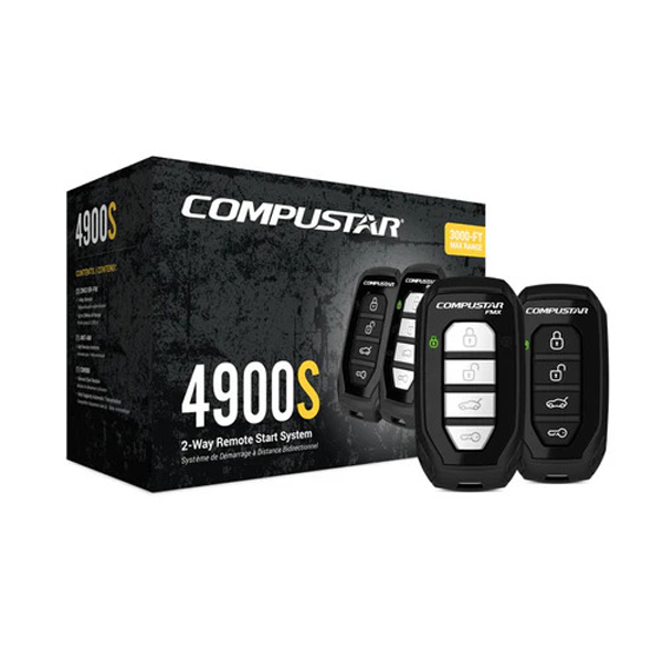 Compustar CS-4900S 2-way Remote Start and Keyless Entry System with 3000-ft Range